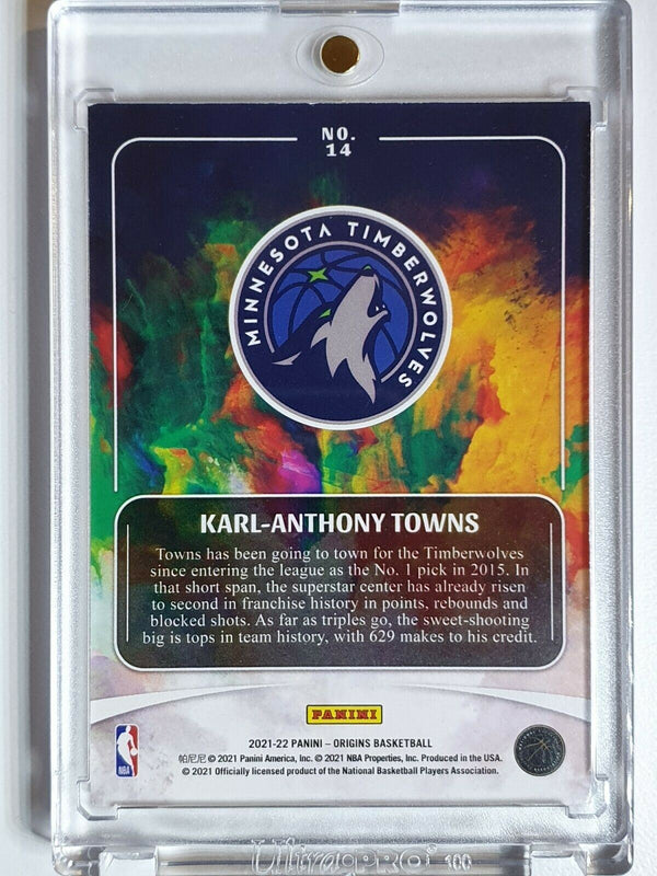 2021 Panini Origins Karl-Anthony Towns #14 Orange /75 - Ready for Grading