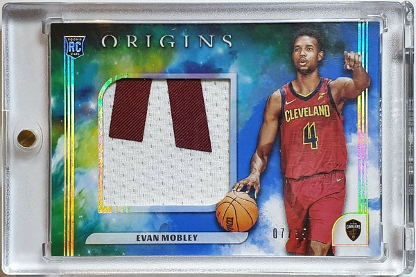 2021 Origins Evan Mobley Rookie #PATCH BLUE /35 Jumbo Jersey RC - Rare