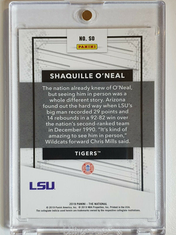 2019 Panini The National Shaquille O'Neal ESCHER SQUARES /50 - Ready to Grade