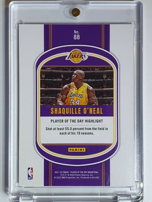 2021 Panini Shaquille O'Neal #88 MOON LAVA /199 Player of the Day - Rare