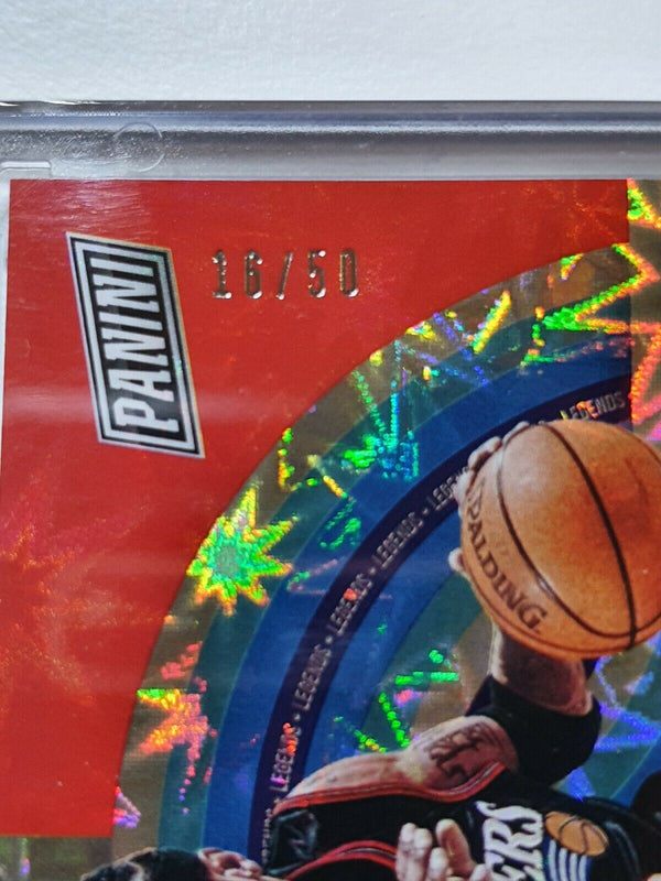 2021 The National Allen Iverson #LEG9 LEGENDS /50 Holo - Ready to Grade