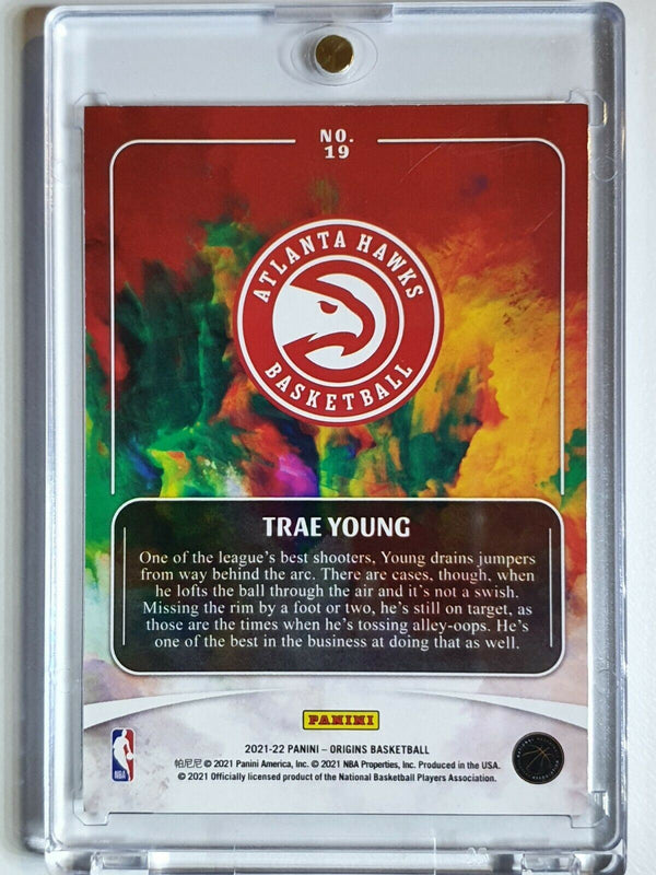 2020-21 Panini Origins Trae Young #19 Orange /75 Edition - Ready for Grading