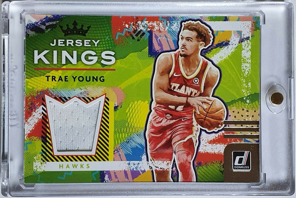 2021 Panini Donruss Trae Young #PATCH Jersey Kings - Ready to Grade