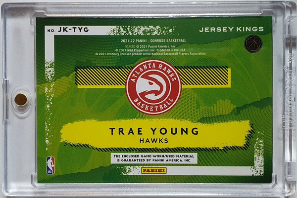 2021 Panini Donruss Trae Young #PATCH Jersey Kings - Ready to Grade