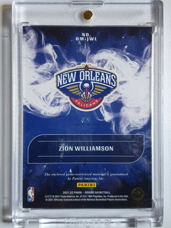 2021 Origins Zion Williamson #PATCH RED /49 Game Worn Jersey - Ready to Grade