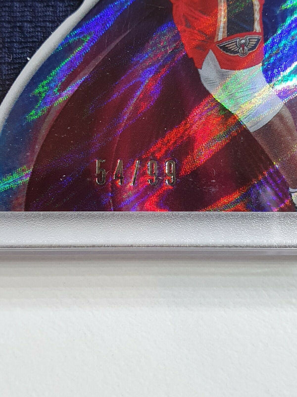 2021 Panini Zion Williamson #PATCH MOON LAVA /99 Holo Player Worn Jumbo Jersey