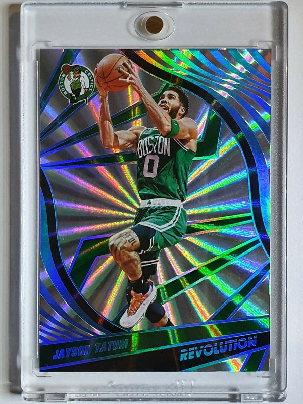 2021 Panini Revolution Jayson Tatum #68 SUNBURST /60 Holo - Ready to Grade