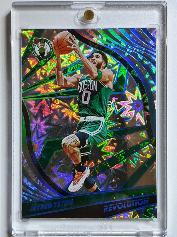 2021 Panini Revolution Jayson Tatum #68 IMPACT Prizm /149 - Ready to Grade