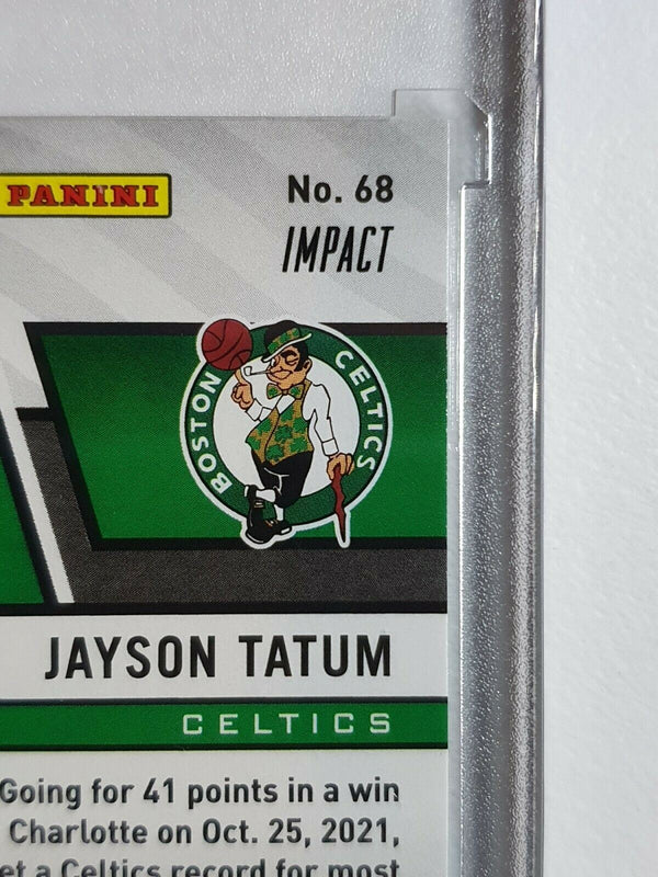 2021 Panini Revolution Jayson Tatum #68 IMPACT Prizm /149 - Ready to Grade