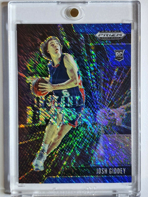 2021 Prizm Josh Giddey Rookie #19 BLUE SHIMMER /13 Draft Picks - Ready to Grade