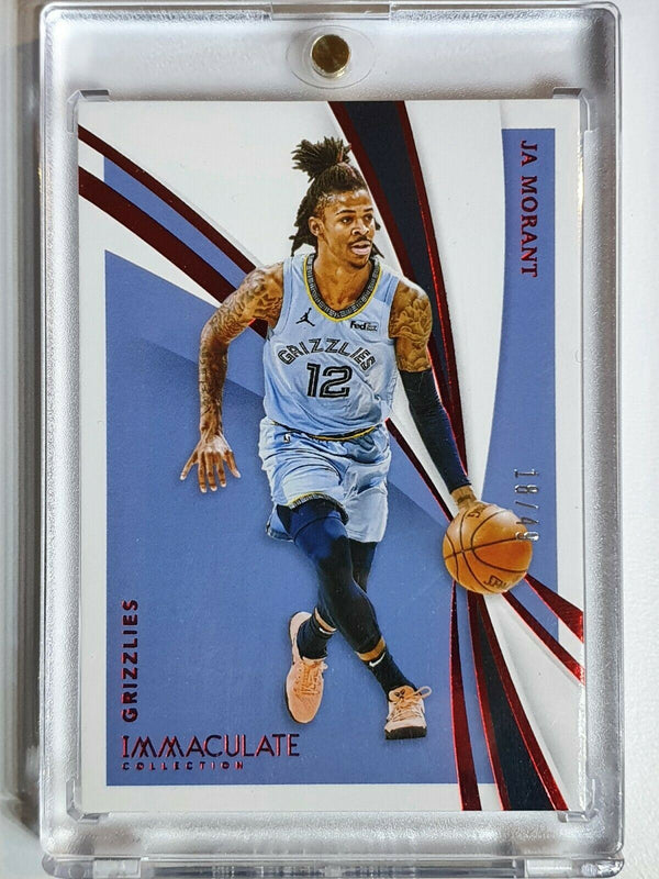 2020 Panini Immaculate Ja Morant #53 RED /49 Edition - Ready to Grade