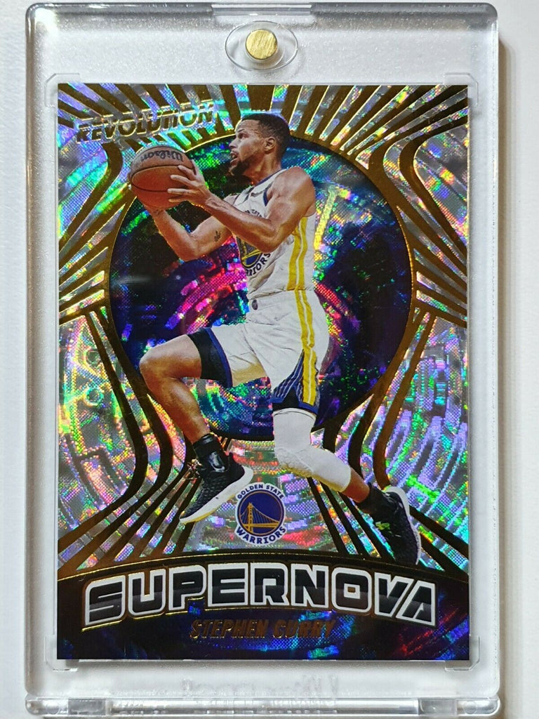 2021 Panini Revolution Stephen Curry #4 FRACTAL Prizm Supernova - Ready to  Grade