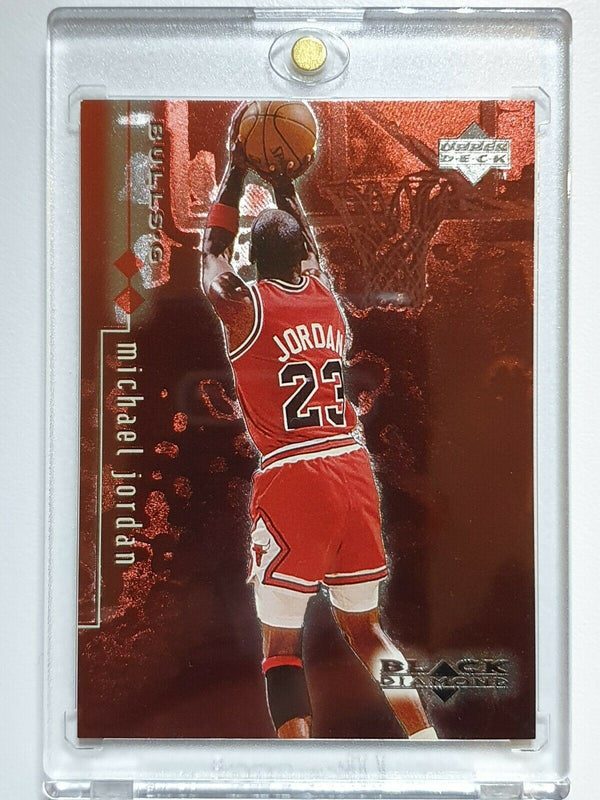 1998 UD Michael Jordan Black Diamond #7 DOUBLE RED /3000 - Ready to Grade
