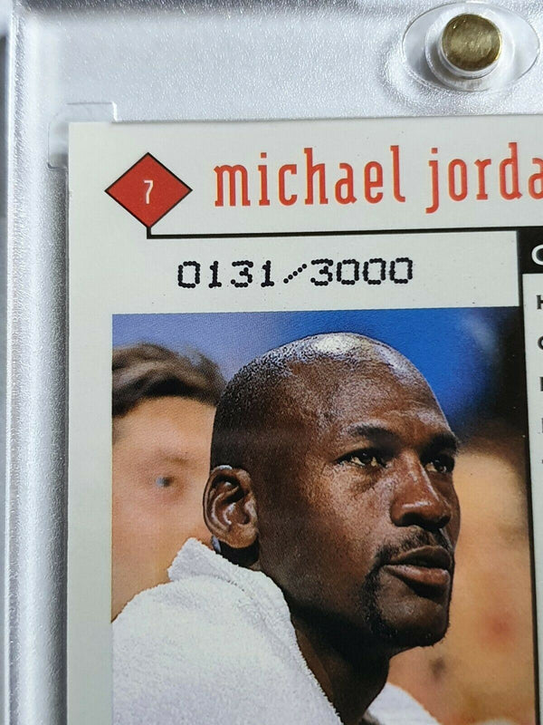 1998 UD Michael Jordan Black Diamond #7 DOUBLE RED /3000 - Ready to Grade