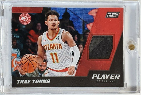 2018 Panini Trae Young Rookie #PATCH Player of the Day Game Worn RC - Rare