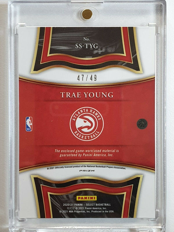 2020 Select Trae Young #Patch COPPER /49 Game Worn Jersey  - Ready to Grade