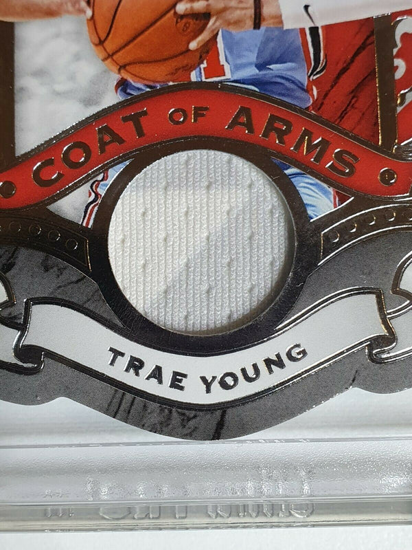 2019 Panini Crown Royale Trae Young #PATCH Game Worn Jersey - Ready to Grade