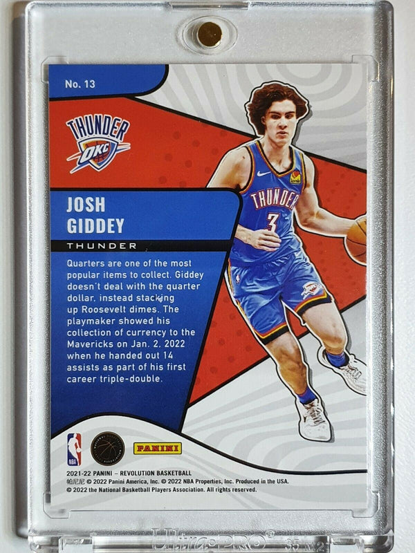 2021 Revolution Josh Giddey #13 Rookie Revolution RC - Ready to Grade