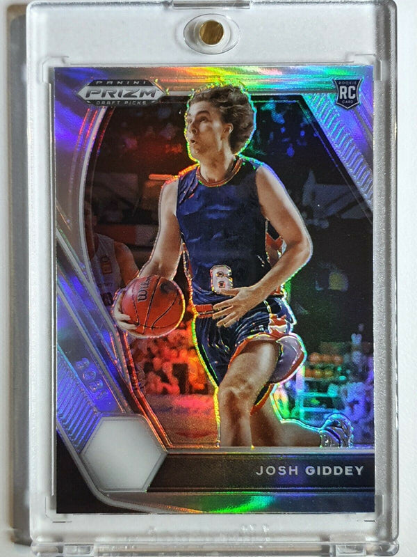 2021 Prizm Josh Giddey Rookie #17 SILVER HOLO Variation Draft Picks