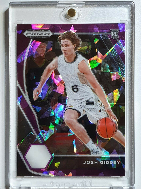 2021 Prizm Josh Giddey Rookie #17 PURPLE ICE /149 Draft Picks - Ready to Grade