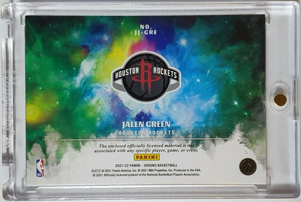 2021 Origins Jalen Green Rookie #PATCH RED /49 Jumbo Jersey RC - Rare