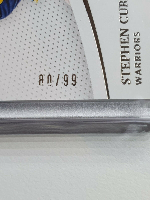 2020 Immaculate Stephen Curry #PATCH /99 Remarkable Jerseys Game Worn Jersey