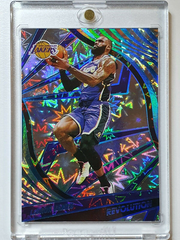 2021 Panini Revolution LeBron James #57 IMPACT /149 Holo - Ready to Grade