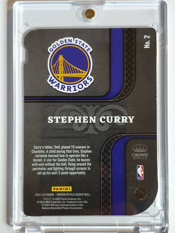 2021 Crown Royale Stephen Curry #2 HOLO /99 Pivotal Players - Ready to Grade