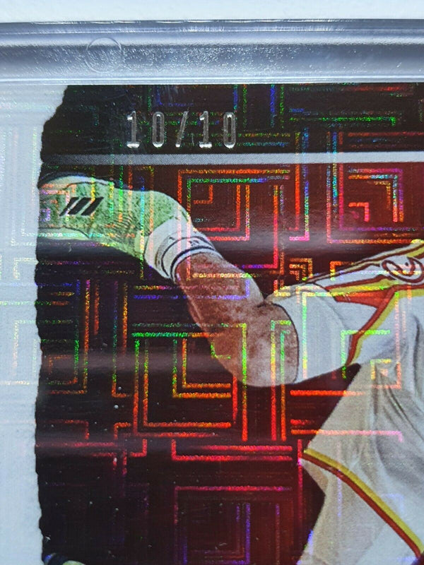 2021 Panini Trae Young #BK18 ESCHER SQUARES /10 Prizm - Ready to Grade