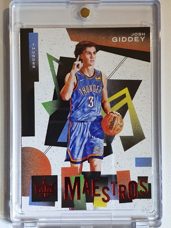 2021 Court Kings Josh Giddey Rookie #10 RUBY /149 Red SP - Ready for Grading