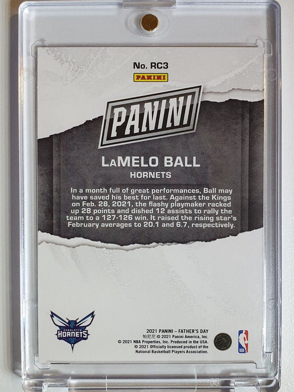 2021 Panini LaMelo Ball Rookie #RC3 RAINBOW SPOKES /99 Holo - Ready to Grade