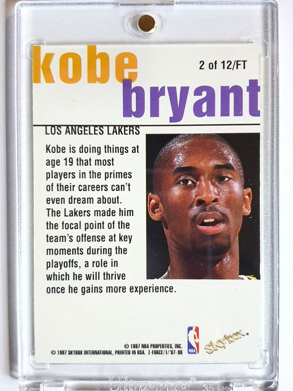 1998 Skybox Z Force Kobe Bryant #2 FAST TRACK - Ready to Grade