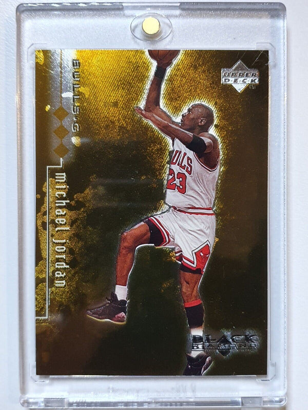 1998 Upper Deck Michael Jordan Black Diamond #9 TRIPLE GOLD /1500 - Rare