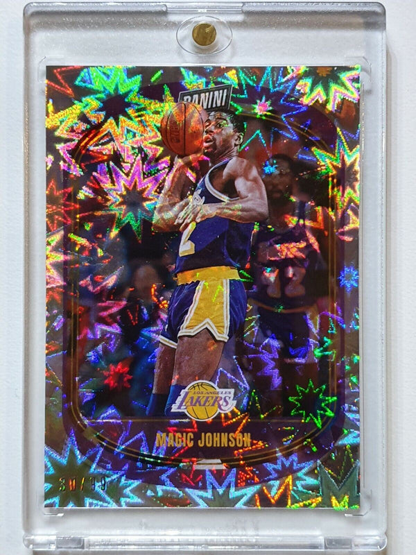 2021 Panini Magic Johnson #86 KABOOM /99 Holo Player Of The Day - Ready to Grade