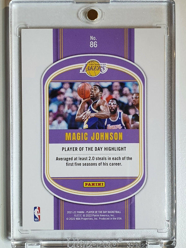 2021 Panini Magic Johnson #86 MOON LAVA /199 Player of the Day - Rare