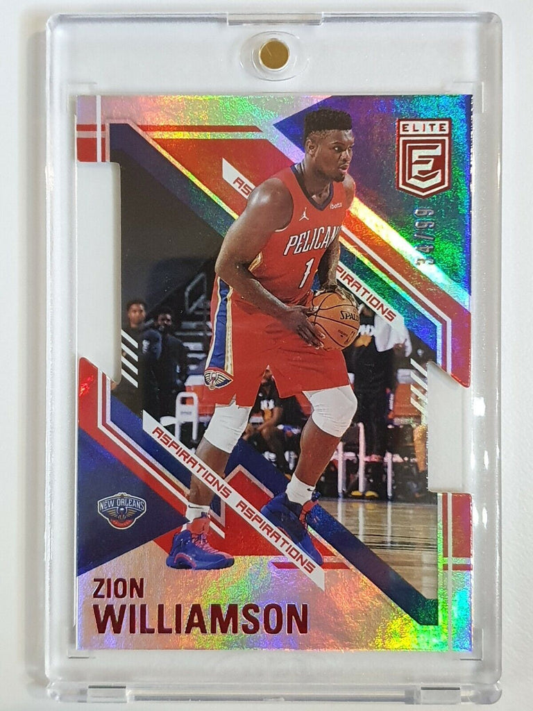 2020 Donruss Elite Zion Williamson #91 ASPIRATIONS /99 HOLO Die