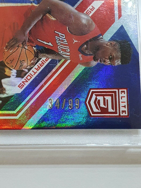 2020 Donruss Elite Zion Williamson #91 ASPIRATIONS /99 HOLO Die Cut - Rare