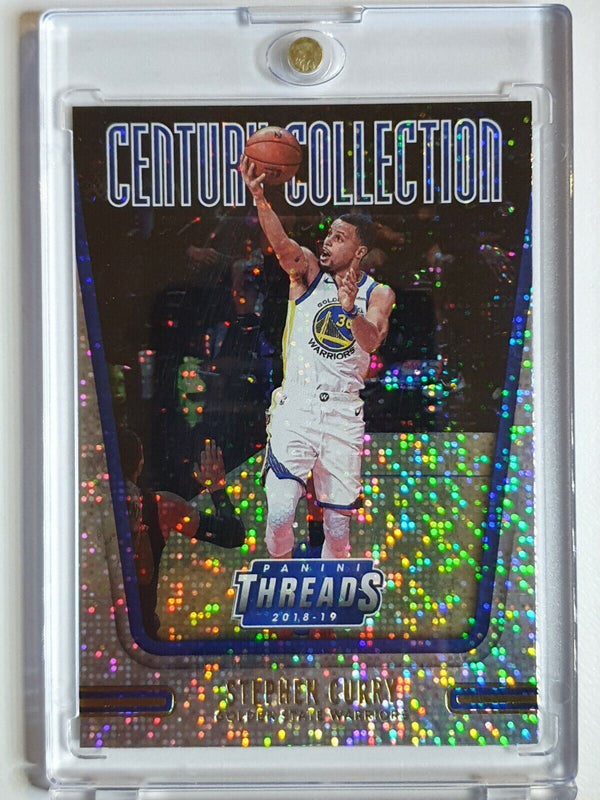 2018 Panini Threads Stephen Curry #19 DAZZLE HOLO Century Collection