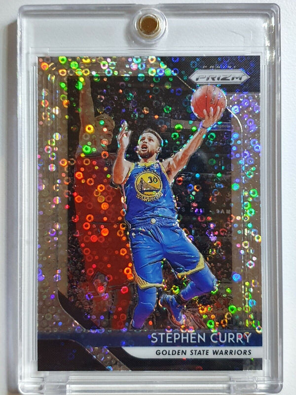 2018 Panini Prizm Stephen Curry #222 FAST BREAK HOLO - Ready to Grade