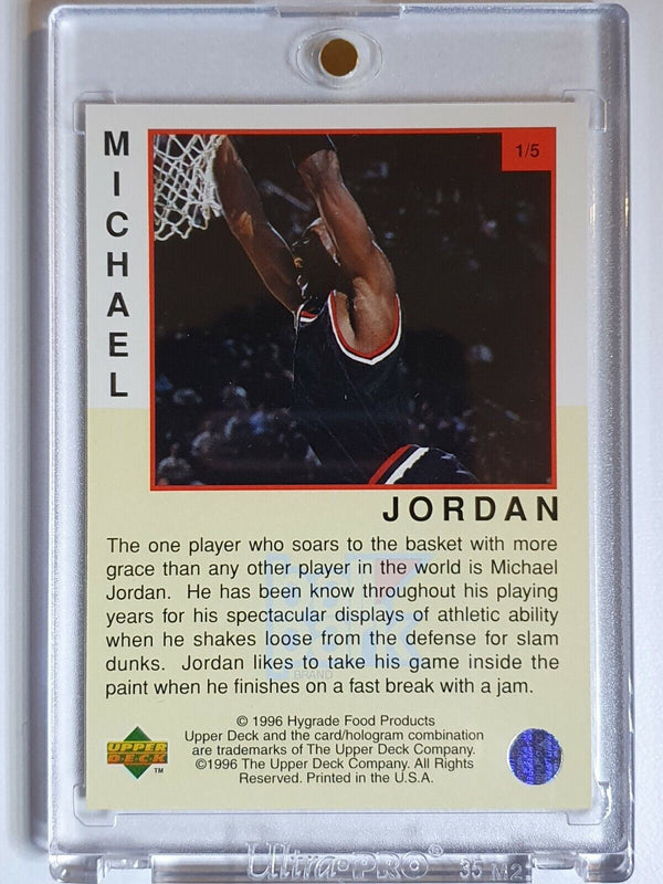 1996 Upper Deck Ball Park Michael Jordan #BP1 GOLD FOIL - Ready to Grade