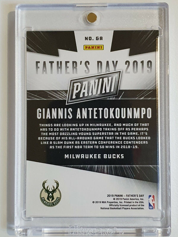 2019 Panini Giannis Antetokounmpo DOUBLE RAINBOW /50 HOLO - Rare