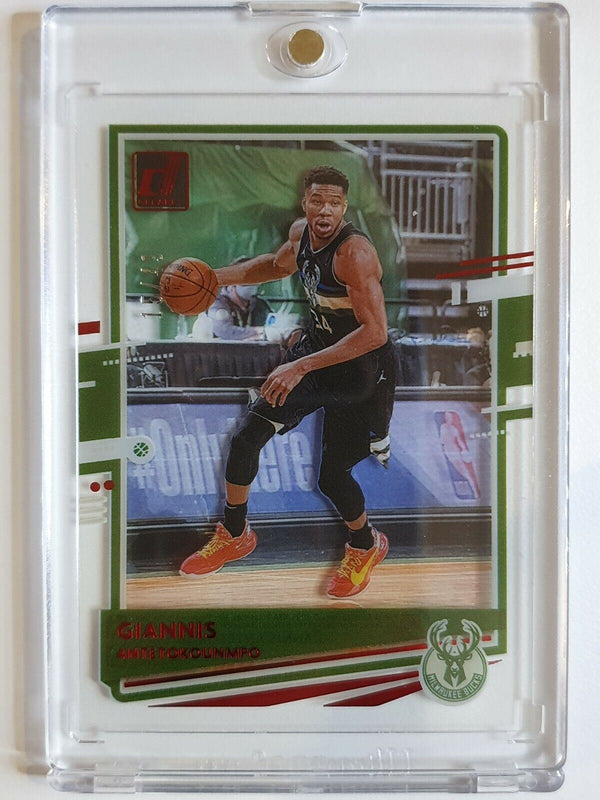 2020 Donruss Clearly Giannis Antetokounmpo #21 RED /49 - Ready to Grade