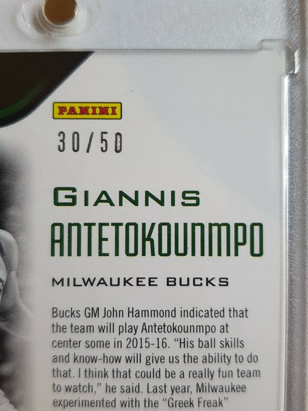 2015 Totally Certified Giannis Antetokounmpo #24 MIRROR PURPLE /50 - Rare
