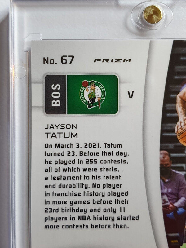 2020 Spectra Jayson Tatum #67 VARIATION CELESTIAL Prizm /99 - Ready to Grade