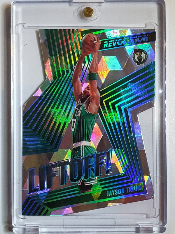 2021 Revolution Jayson Tatum #2 CUBIC /50 Die Cut LIFTOFF - Ready to Grade