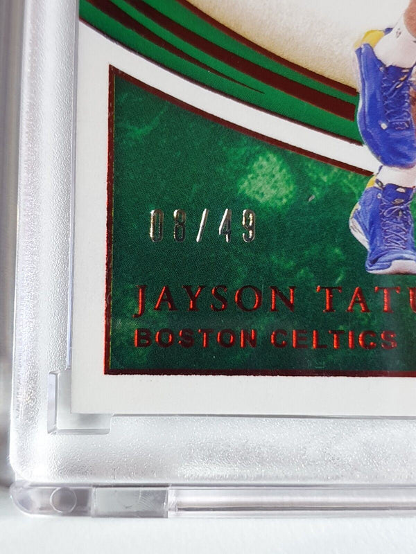 2019 Panini Immaculate Jayson Tatum #573 RED /49 Edition - Ready to Grade