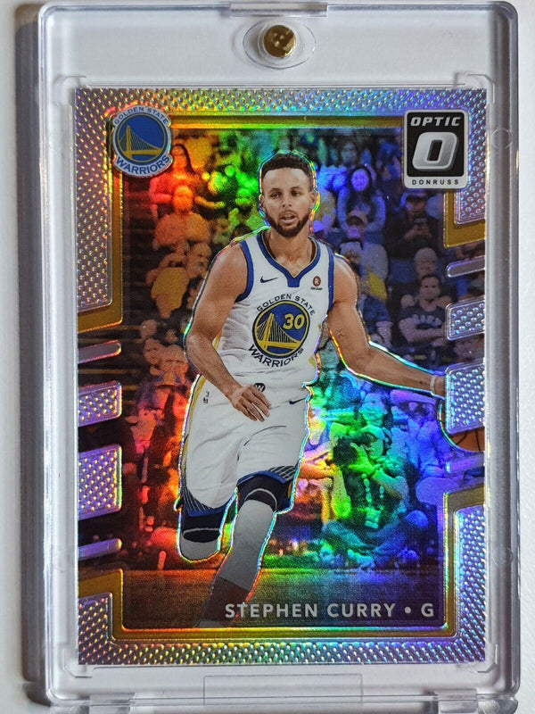 2017 Donruss Optic Stephen Curry #46 Silver Holo - Ready to Grade