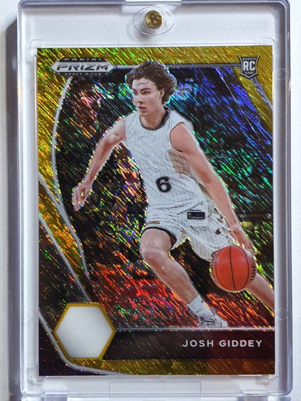 2021 Prizm Josh Giddey Rookie #17 GOLD SHIMMER /10 Draft Picks - Ready to Grade