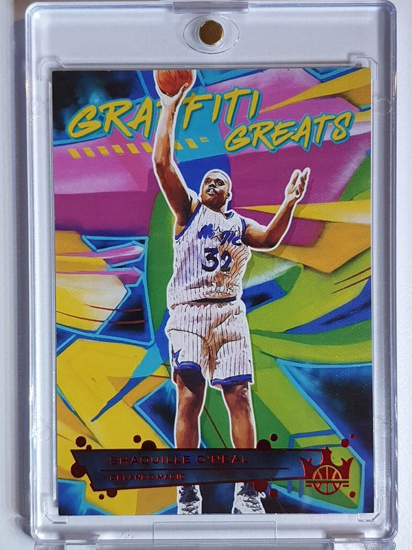 2021 Court Kings Shaquille O'Neal #22 RUBY RED /149 Graffiti Greats - Rare