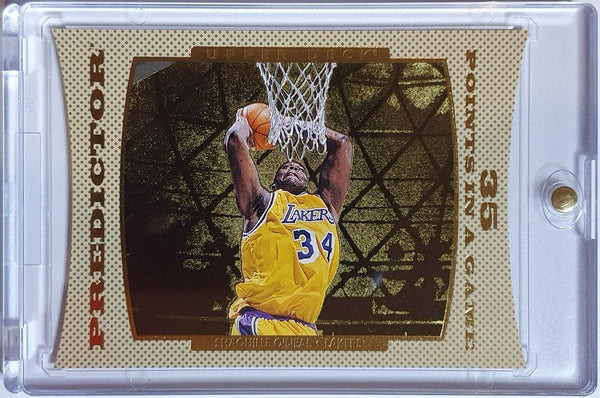 1997 Upper Deck Predictor Shaquille O'Neal #P7 GOLD FOIL Die-Cut - Rare